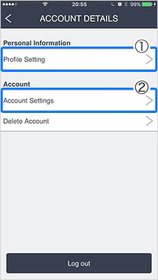 Modify your Account and Profile Information