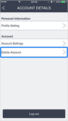 Delete your Epson View Account