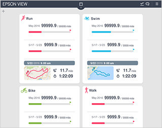 Search for workout data on the dashboard