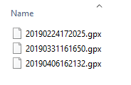 GPX export function