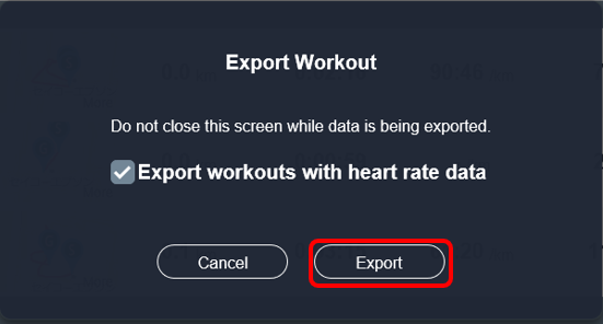 Convert workout data to GPX file