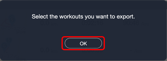 Get and restore your workout data